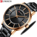 hot sale CURREN 8385 Man Watch Fashion Stainless Steel Quartz Wristwatches Brand Minimalist Thin Watches